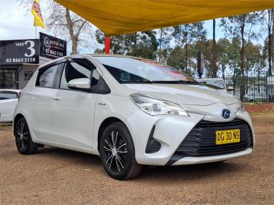 2017 TOYOTA VITZ HYBRID AUTOMATIC 5 DOOR HATCHBACK NHP130R for sale in Blacktown